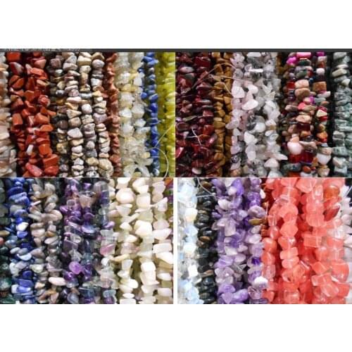 New Arrival Crystal Small Rubble Stone 87cm/strand Natural Stone Chips beads For DIY fashion Jewelry making Chips Beads