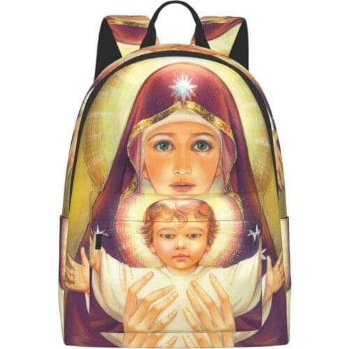Madonna And Baby Jesus Girl backpack boy computer backpack man backpack woman backpack