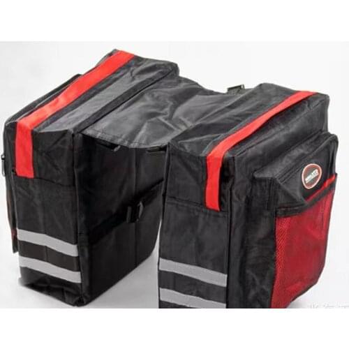 INTERCHANGEABLE Waterproof double camel bag（Red） FOR The Bicycle or Electric bike