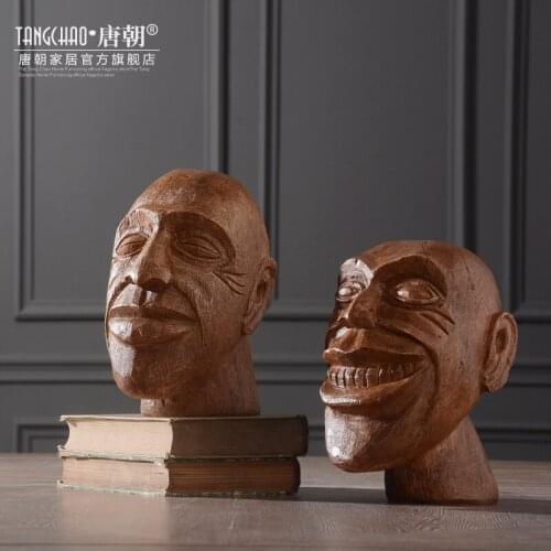 The USA Home Furnishing model retro head Wine Bar Cafe soft decoration decoration