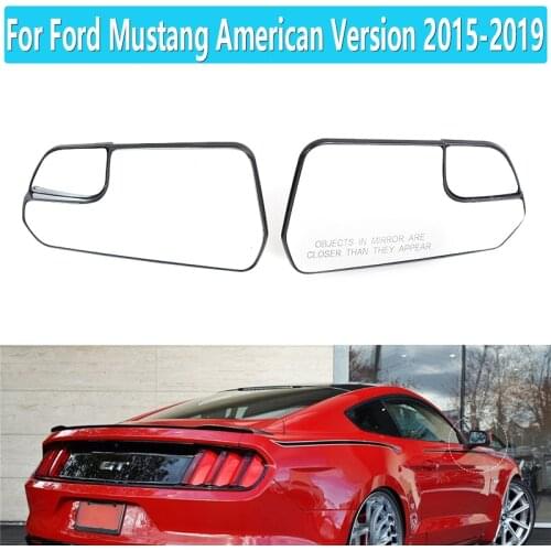 1 Pair For Ford Mustang 2015 side mirror glass US Version Door Wing Rear View Rearview Mirror glass Turn Signal