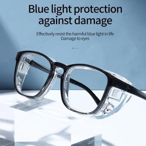 Comfortable Blue Light Blocking Glasses Anti Pollen Wet Anti Fog Eye Protection Glasses with Wet Room Moisturizing Goggles