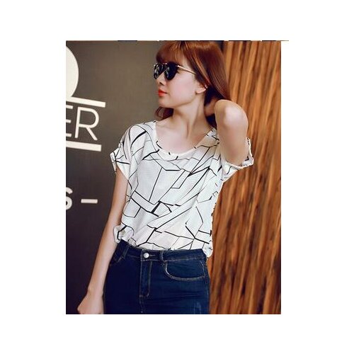 100pcs/lot korean style woman casual chiffon blouse print tank top summer vest lady blouse free