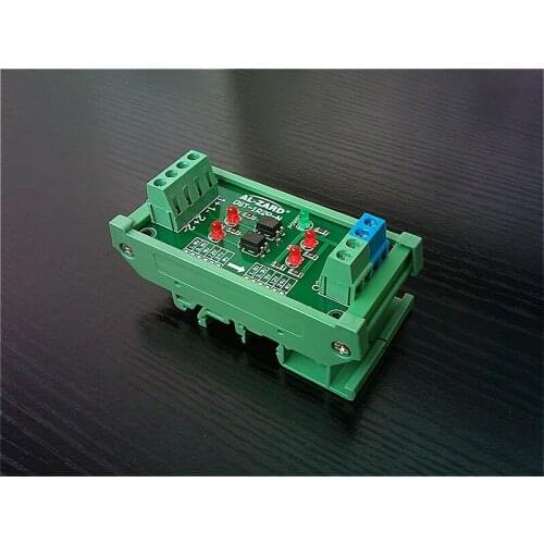 2 Channel Optocoupler Isolation Board PLC Signal Level Voltage Conversion Board 1.8V 3.3V 5V 12V 24V OC.A