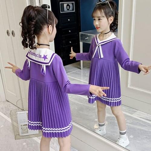 2021 Spring Girls Clothing Princess Dress Children Cartoon Kids Party Dresses Girl Baby Clothes Long Sleeve Dress