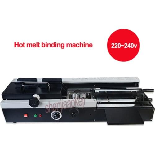 460A Wireless Hot melt binding machine automatic electric heating hot melt bookbinding machine for graphic shop office equipment