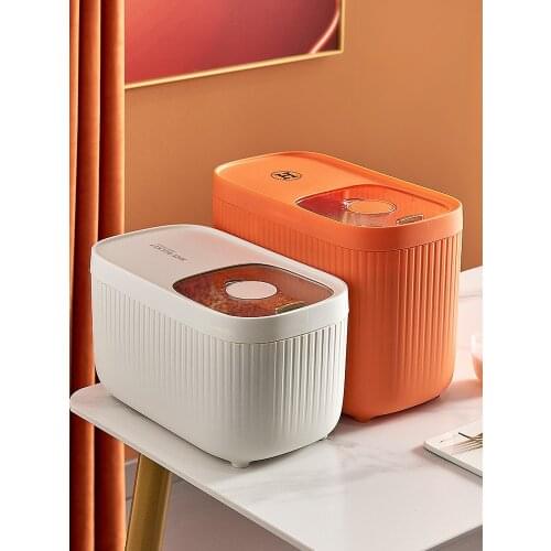 Household rice bucket in kitchen, insect proof and moisture proof, sealed rice jar storage can, flour and miscellaneous