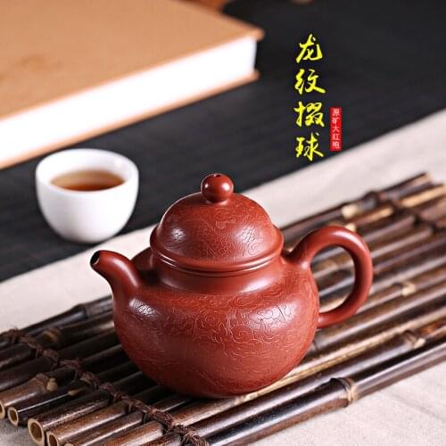 Dragon Duo ball pot of purple sand tea set manufacturer ore by king town learning quality goods a undertakes the teapot