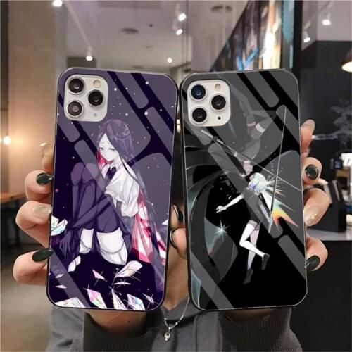Houseki No Kuni Phone Case Tempered Glass For iPhone 12 Pro Max Mini 11 Pro XR XS MAX 8 X 7 6S 6 Plus SE 2020 Cover
