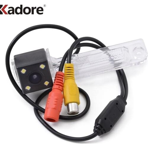 For Skoda Superb 2009 2010 2011 2012 Car Rear View Carmara Back Up Reverse Parking Cameras LED Lights Night Vision Waterproof