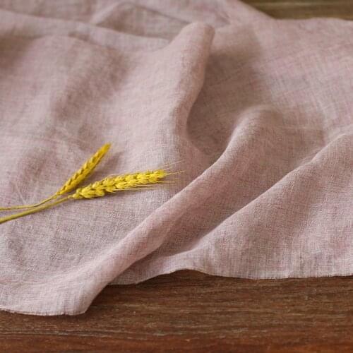 Quality flax fabric Yarn dyed sewing Skirt tablecloth curtain DIY bag tissu