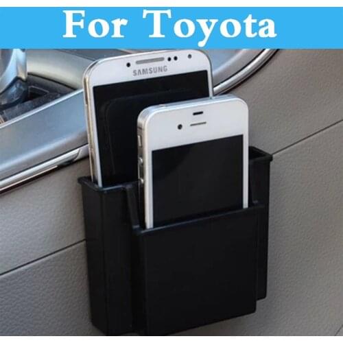 Gear Shift Side Car Storage Box Phone Holder Organizer Box Case For Toyota Yaris Highlander Verossa Vios Will Vitz Cypha Windom