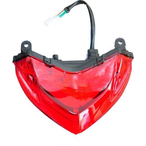Motorcycle Rear Tail Stop Red Light Lamp Dirt Taillight Rear Lamp Braking Light Auto Accessories Loncin CR6 LX300-6A 300R