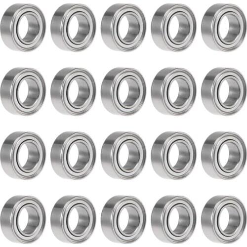 MR95ZZ Deep Groove Ball Bearing 5x9x3mm Double Shielded Bearing Steel Bearings 20-Pack