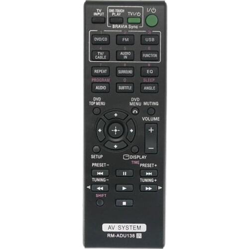RM-ADU138 Replace Remote Control fit for Sony AV System DAV-TZ145 HBD-TZ140 HBD-TZ145