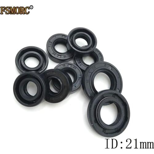 NBR Shaft Oil Seal TC-21*26*27*31*32*35*36*37*40*45*52*60*4/5/6/7/8/9/10 Nitrile Covered Double Lip With Garter Spring