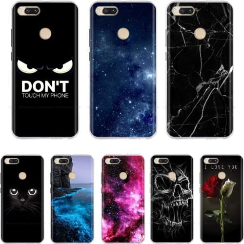 Silicone Cover for Xiaomi MI A1 5X Case Full Protection Fundas Soft Tpu Back Cover for Xiaomi MI A2 6X Phone Cases Bumper Coque