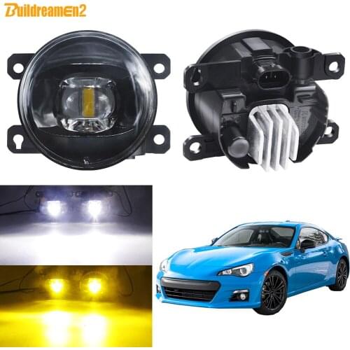 LED Fog Light Assembly 30W 8000LM Car Front Bumper Fog Lamp Daytime Running Light For Subaru BRZ 2013 2014 2015 2016 2017 2018