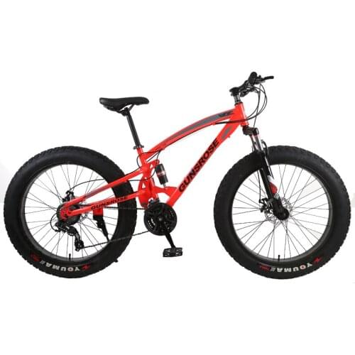 24 inch fat tires bike adult snow beaches mountain bikes 7/21/24/27 speed outdoor sport disc brake carbon steel student bicycle