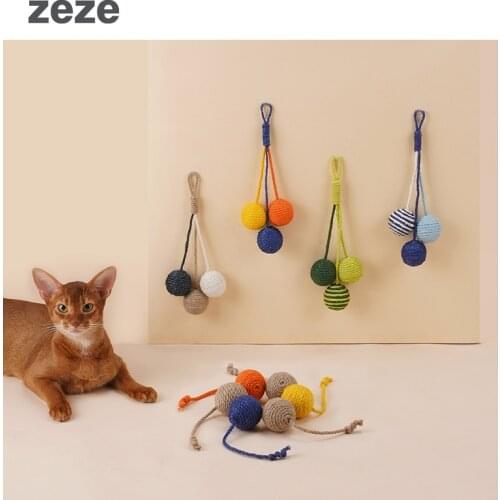 Cat Toy Funny Cat Stick Bite Resistant Catnip Ball Cat Cat Toy