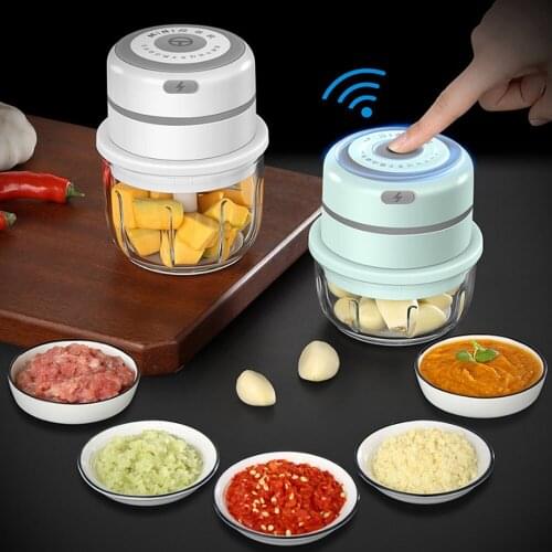 USB Charging Electric Garlic Masher Sturdy Durable Mini Crusher Chopper For Crushed Garlic Crushed Ginger Crushed Fresh Chili