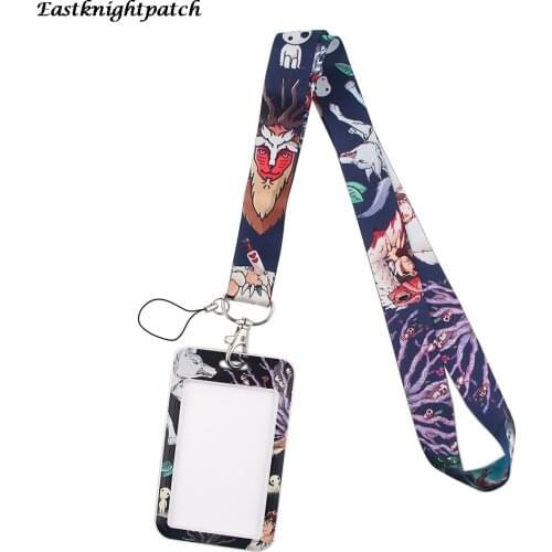 12pcs/lot E2978 Cartoon Card Holder ID Holder Bus Card Holder Staff Card With Lanyard