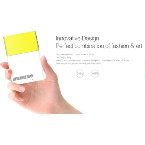 20 pieces per lot YG - 300 LCD projector mini home cinema for family white in stock