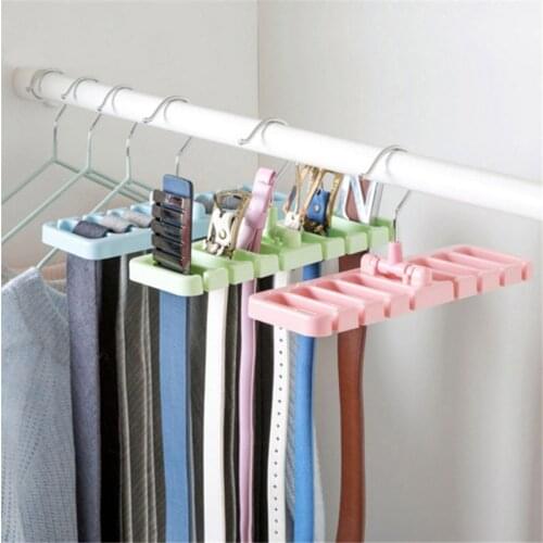 2019 Space Saver Rotating Hanger Holder Bathroom Storage Hook For Tank Tops Bra Belts Bag Hook Closet Organization