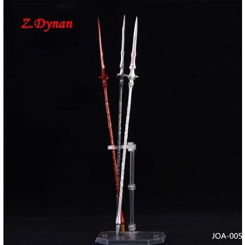 1/6 scale Accessories Three types Alloy Spears Longsword Model for room Scenes decorations gifts