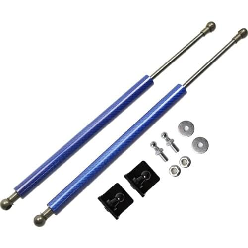 Carbon Fiber Shock Damper for SEAT Ibiza Mk5 2017-2019 Car Styling Front Bonnet Modify Gas Struts Lift Support Gas Springs