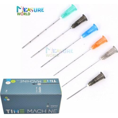 Free Shipping 18G 21G 22G 23G 25G 27G 30G Plain Ends Notched Endo Blunt Tip Disposable Needle Syringe Needles ,2pcs/pack*10packs