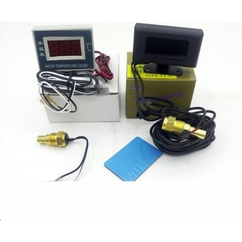 For DOOSAN DH DX DAEWOO 220-5 225-7 water temperature sensor LCD digital straight-through water temperature meter accessories