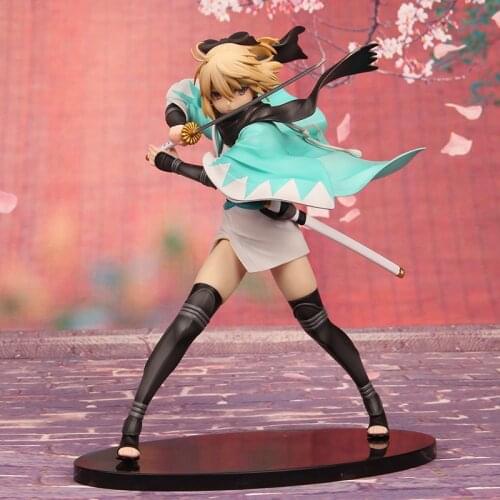 Game Fate Grand Order Toy Figuras Okita Souji Model 25CM Cherry Blossom Saber PVC Action Figure Collection Model Doll Toy Anime