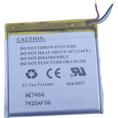 ISUN 10pcs/lot nano3 battery 3.7V Li-ion battery replacement for iPod Nano 3 3rd Gen battery
