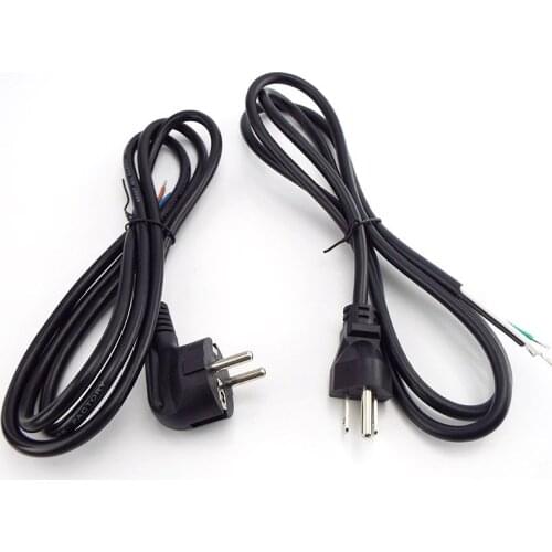 1.5m Open End Rewired AC Power Cable Dishwashers wire AC Power Supply Extension Cord For Electrical Fan Vacuum Dishwashers