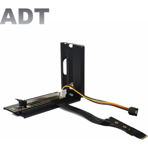 M2 NGFF NVMe STX mainboard graphics card extension line to PCIE x16 M.2 to 90 16x GPU Vertical Stand Holder Base Bracket