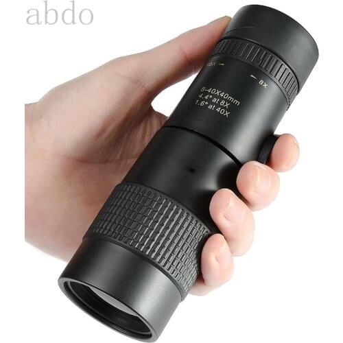 Powerful 8-40X40 High Zoom Monocular Professional Telescope Portable for Camping Hunting Lll Night Vision Binoculars HD