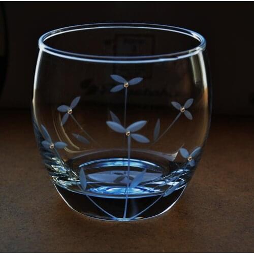 Pasabahce 41010 Bride Flower Cubic Zirconia Barel Water-Soft Drink Cup 6 PCs