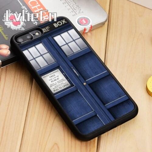 LvheCn Tardis Doctor Dr Who Police Box Phone Case Cover For iPhone 11 12 Pro X XR XS MAX 5 6 6S 7 8 Plus samsung S6 s7 s8 s9 s10