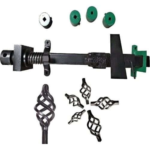 Handmade metal forgin manual basket steel twisting machine hand tools wrought iron equipment