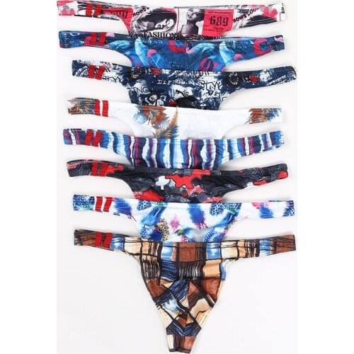 4PCS/Lots Sexy Mens Thong G-string Jockstrap Seamless Bugle Pouch Underwear Heren String Slip Gay Panties Tanga Bikini Plus Size