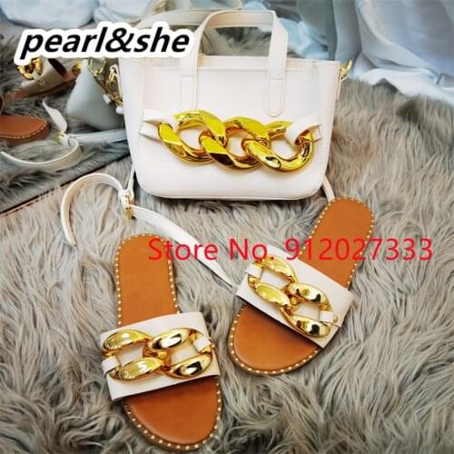 Shoes Match Bags Match Fashion Serpentine Luxury Handbags Women Bags Wholesale Ladies Purses Spring Summer Slipper Sandal