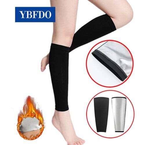 YBFDO Sauna Slimming Leg Sleeves Body Shaper Trimmer Thigh Sweat Shapewear Toned Muscles Band Thigh Slimmer Weight Loss