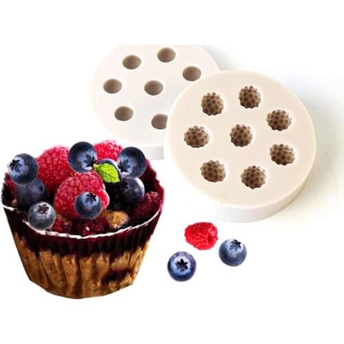 1PCS Blueberry,Cranberry silicone cake fondant mold cake decorating tools soap mold B044/B045
