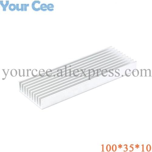 10 pcs 150*60*25mm Heatsink Cooler Radiator Cooling Fin Aluminum Heat Sink for LED, Power IC Transistor, Module PBC 150X60X25mm