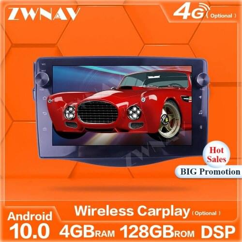 128G Android10 Screen Car Player GPS Navi For Toyota RAV4 2006 2007 2008 2009-2012 Auto Radio Stereo Multimedia Player Head Unit