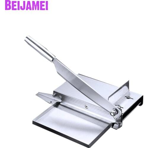 BEIJAMEI Factory Bone Saw Meat Cutter Small Manual Meat Bone Cutting Machine For Pig Trotter/Rib/Fish/Meat/Beef Cutter