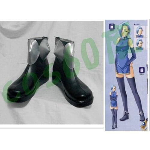 Koihime Musou Kakoen Black Cosplay Shoes S008