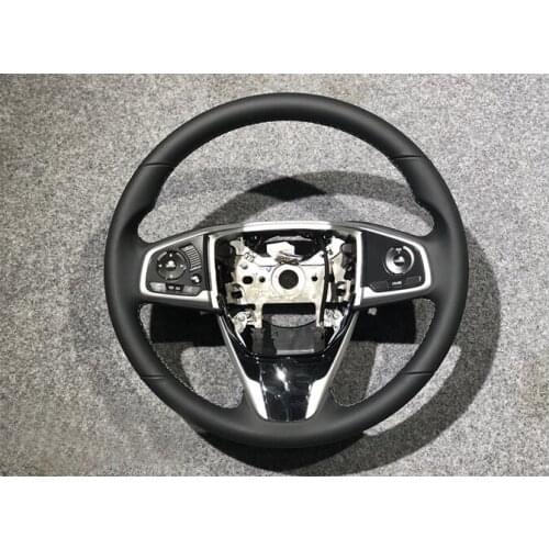 For Honda Civic 2016-18 Year Leather Steering Wheel With Cruise Switch Assembly