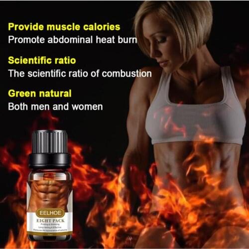 Abdominal Muscle Essential Oil Fat Belly Burner Firming Shaping Stronger Muscles Massage Oil for Men Women Loss Weight--10ml